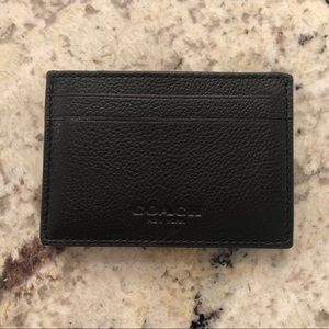 Coach Men’s Money Clip Card Case/Holder